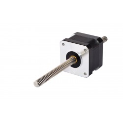 Nema 17 Non Captive Linear Actuator Stepper Motor 17LS13-0404N-150G Screw Length 150mm, Lead/rev 8.0mm, 26.0Ncm, 0.4A