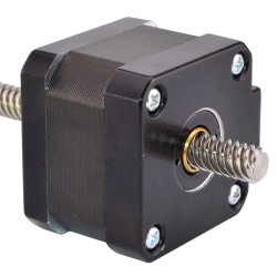 Nema 17 Non Captive Linear Actuator Stepper Motor 17LS13-0404N-150G Screw Length 150mm, Lead/rev 8.0mm, 26.0Ncm, 0.4A