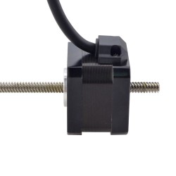 NEMA 17 Non-Captive Acme Linear Stepper Motor 17N13S1504RF5-200RS Screw Length 200mm, Lead/rev 6.35mm, 30Ncm, 1.5A