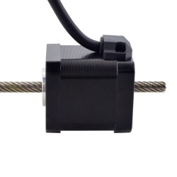 NEMA 17 Non-Captive Acme Linear Stepper Motor 17N19S2504YF5-200RS Screw Length 200mm, Lead/rev 25.4mm, 50Ncm, 1.5A