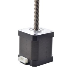 Nema 17 Non-captive Linear Stepper Motor 17N19S1684MB-200RS Screw Length 200mm, Lead/rev 8mm, Thrust 6.5N, 1.68A