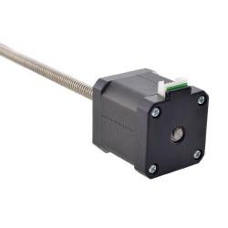 Nema 17 Non-captive Linear Stepper Motor 17N19S1684MB-200RS Screw Length 200mm, Lead/rev 8mm, Thrust 6.5N, 1.68A