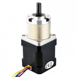 Nema 17 Unipolar Stepper Motor 17HS19-0406S-PG14 0.4A 14:1 Planetary Gearbox 3Nm Max Permissible Torque