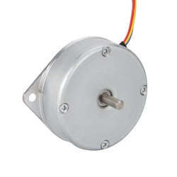 Nema 18 Round Pancake Stepper Motor 18HR06-1004S 1.8deg 9Ncm 1A Φ46×16mm 4 Wires