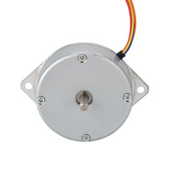 Nema 18 Round Pancake Stepper Motor 18HR06-1004S 1.8deg 9Ncm 1A Φ46×16mm 4 Wires