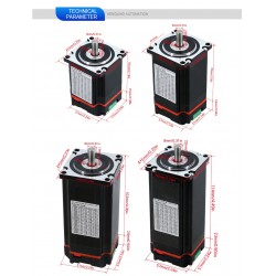 Nema 23 Closed Loop Integrated Stepper Motor OSP001653 1.2Nm/2Nm/2.5Nm/3Nm with Drive & Encoder