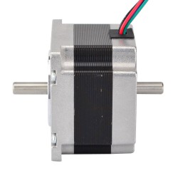 Nema 23 Dual Shaft Stepper Motor 23HS16-2804D 0.55Nm 2.8A 1.8 deg 57×57×41mm 4 Wires