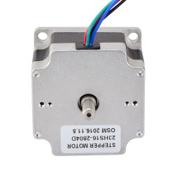 Nema 23 Dual Shaft Stepper Motor 23HS16-2804D 0.55Nm 2.8A 1.8 deg 57×57×41mm 4 Wires