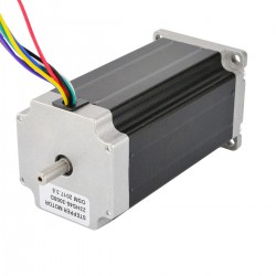 Nema 23 Dual Shaft Stepper Motor 23HS45-3008D Unipolar/Bipolar 2.5Nm 1.8 deg 57×57×114mm 8 Wires