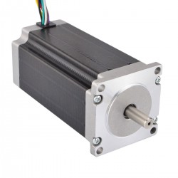 Nema 23 Dual Shaft Stepper Motor 23HS45-3008D Unipolar/Bipolar 2.5Nm 1.8 deg 57×57×114mm 8 Wires