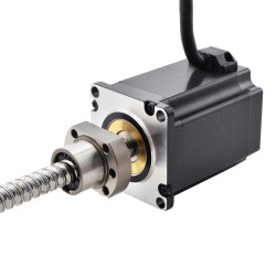 NEMA 23 External Ball Screw Linear Stepper Motor 23E30S4004BVL5-200RS Screw Length 200mm, Lead/rev 5mm