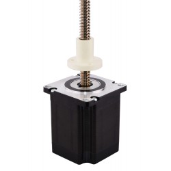 Nema 23 External Linear Actuator 23LS26-2504A-250E Screw Length 250mm, Lead/rev 1.5875mm, Thrust 750N, 2.5A