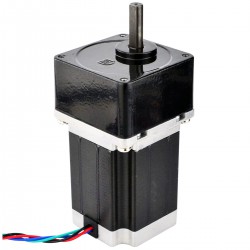 Nema 23 Geared Stepper Motor 23HS30-2804S-SG10 2.8A 10:1 Spur Gearbox 5Nm Max Permissible Torque