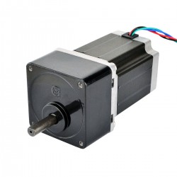Nema 23 Geared Stepper Motor 23HS30-2804S-SG5 2.8A 5:1 Spur Gearbox 5Nm Max Permissible Torque