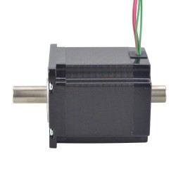 Nema 23 Hollow Shaft Stepper Motor 23HS26-2004H Dual Shaft 1.45 Nm 2.0A 57×57×65mm 4Wires
