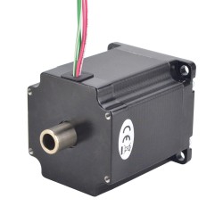 Nema 23 Hollow Shaft Stepper Motor 23HS26-2004H Dual Shaft 1.45 Nm 2.0A 57×57×65mm 4Wires