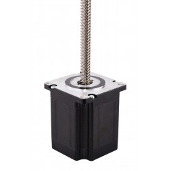 Nema 23 Lead Screw Stepper Motor 23LS26-2504A-250N Screw Length 250mm, Lead/rev 1.5875mm, Thrust 750N, 2.5A