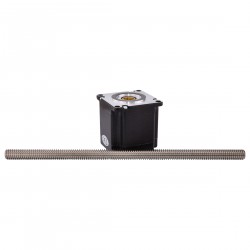 Nema 23 Non Captive Linear Actuator 23LS22-2004N-200T Screw Length 200mm, Lead/rev 2mm, 120Ncm, 2A