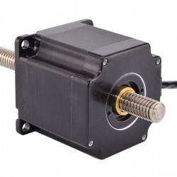 Nema 23 Non Captive Stepper Motor 23LS22-2004N-355T Screw Length 300mm, Lead/rev 2mm, 120Ncm, 2A