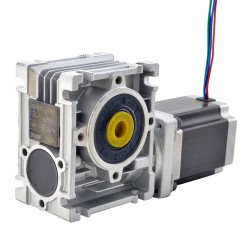 Nema 23 Worm Gear Stepper Motor 23HS30-2804S-RV30-G50 2.8A with 50:1 Worm Gearbox
