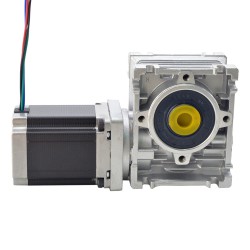 Nema 23 Worm Gear Stepper Motor 23HS30-2804S-RV30-G50 2.8A with 50:1 Worm Gearbox