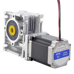 Nema 23 Worm Gear Stepper Motor 23HS30-2804S-RV30-G50 2.8A with 50:1 Worm Gearbox
