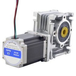 Nema 23 Worm Gear Stepper Motor 23HS30-2804S-RV30-G50 2.8A with 50:1 Worm Gearbox