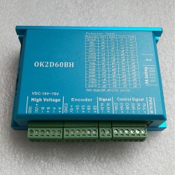 Nema 23, 24 Closed Loop Stepper Driver OK2D60BH 0-5.6A 16-70VDC