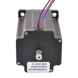 Nema 24 Bipolar Stepper Motor 24HS34-3504D 3.1Nm 3.5A Dual Shaft 60×60×88mm 4 Wires