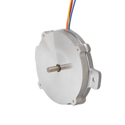 Nema 24 Round Pancake Stepper Motor 24HR04-1004S 1.8deg 6Ncm 1A Φ60×9.6mm 4 Wires