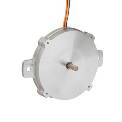 Nema 24 Round Pancake Stepper Motor 24HR04-1004S 1.8deg 6Ncm 1A Φ60×9.6mm 4 Wires