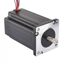 Nema 24 Unipolar/Bipolar Stepper Motor 24HS39-3008D 4Nm Dual Shaft 60×60×100mm 8 Wires