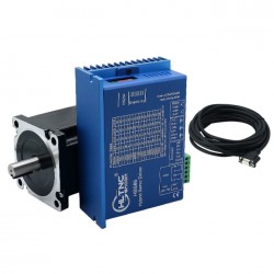 Nema 34 Closed Loop Stepper Motor Kit 86HB250-118B-HBS86 Brake 8N.m with HBS86 Stepper Driver + Brake