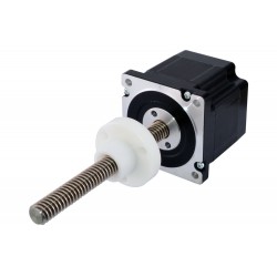 Nema 34 External Linear Actuator 34LS31-3124C-150E Screw Length 150mm, Lead/rev 6.35mm, Thrust 800N, 3.12A