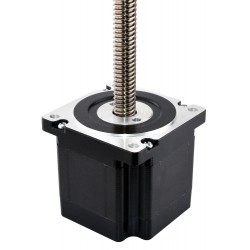 Nema 34 Non Captive Linear Actuator 34LS31-3124C-250N Screw Length 250mm, Lead/rev 6.35mm, Thrust 800N, 3.12A