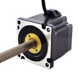 NEMA 34 Non-Captive Acme Linear Actuator Stepper Motor 34N30S5504RK5-300RS Screw Length 300mm, Lead/rev 6.35mm, 450Ncm, 5.5A