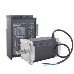 Nema 34 Stepper Motor Kit 1-DM860S-34HS59 with 12.0Nm Stepper Motor & DM860S Stepper Driver