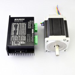 Nema 34 Stepper Motor Kit 1-MA860H-34HS46 with 8.5Nm Stepper Motor & MA860H Stepper Driver