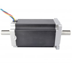 Nema 42 Bipolar Stepper Motor 42HS79-8004D 30Nm 8.0A 1.8deg Dual Shaft 110×110×201mm 4 Wires