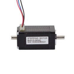 Nema 8 Bipolar Stepper Motor 8HS15-0604D 4Ncm 0.6A Dual Shaft 1.8 deg 20×20×38mm 4 Wires