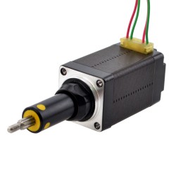 NEMA 8 Captive Acme Linear Actuator Motor 8C15S0504AC5-019RS 19.5mm Travel, 2mm Lead/rev, 2Ncm