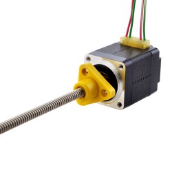 NEMA 8 External Acme Linear Stepper Motor 8E11S0504SC5-100RS Screw Length 100mm, Lead/rev 1mm, 1.5Ncm