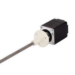 Nema 8 External Linear Actuator 8LS11-0244N-150E Screw Length 150mm, Lead/rev 0.6096mm, Thrust 49N, 0.24A