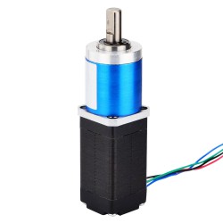 Nema 8 Geared Stepper Motor 8HS15-0604S-PG19 0.6A 19:1 Planetary Gearbox 0.6Nm Output Holding Torque