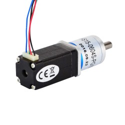 Nema 8 Geared Stepper Motor 8HS15-0604S-PG19 0.6A 19:1 Planetary Gearbox 0.6Nm Output Holding Torque