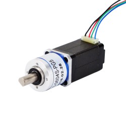 Nema 8 Geared Stepper Motor 8HS15-0604S-PG5 0.6A 5:1 Planetary Gearbox 0.17Nm Output Holding Torque