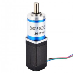 Nema 8 Geared Stepper Motor 8HS15-0604S-PG64 0.6A 64:1 Planetary Gearbox 0.9Nm Max Permissible Torque