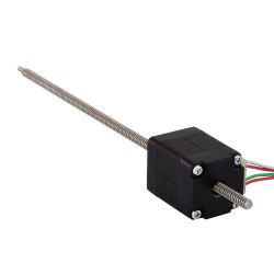 Nema 8 Non Captive Linear Actuator 8LS11-0244AD-150N Screw Length 150mm, Lead/rev 4mm, Thrust 10N, 0.24A