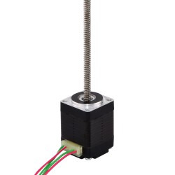 Nema 8 Non Captive Linear Actuator 8LS11-0244AD-150N Screw Length 150mm, Lead/rev 4mm, Thrust 10N, 0.24A