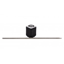 Nema 8 Non Captive Linear Actuator 8LS11-0244N-150N Screw Length 150mm, Lead/rev 0.6096mm, Thrust 49N, 0.24A